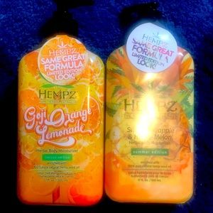 X2 HEMPZ full size lotions! Lem pineapple Ret $50